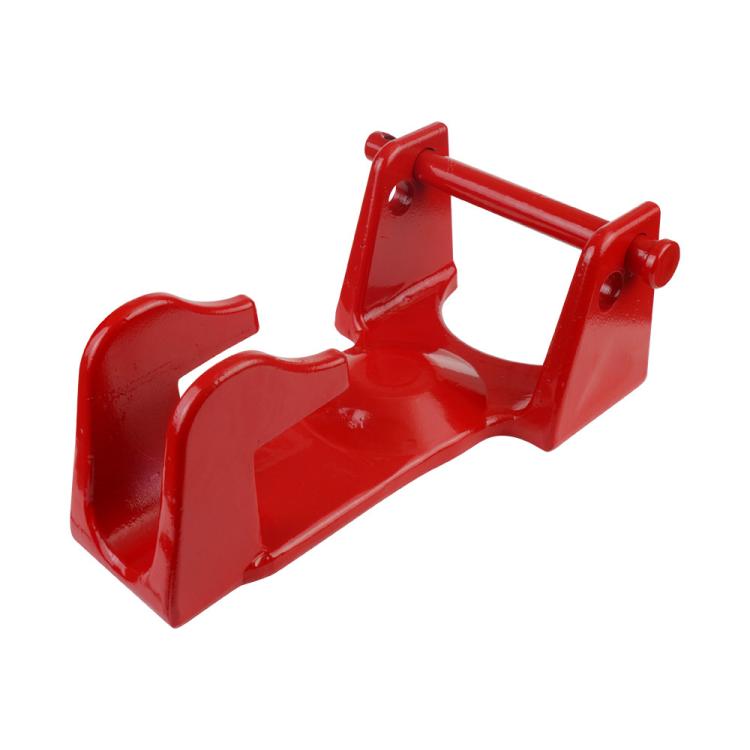 Coupler Gooseneck Hitch Trailer Lock For Heavy Trailer Transporter RV, Color: Red Without Lock