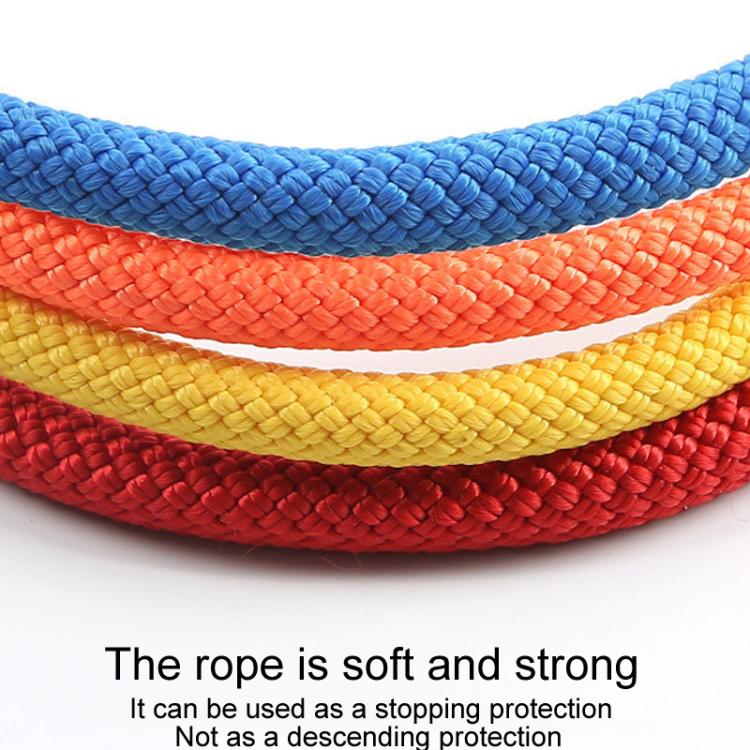 XINDA XD-S9835 120cm Outdoor Mountaineering Climbing Expansion Hiking Wear-Resistant Auxiliary Grab Knot Rope(Yellow)
