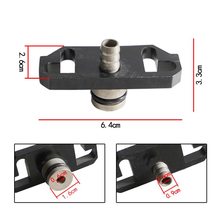 For Mitsubishi Car Modified Fuel Regulator Adapter(Black) - Ignition System by PMc TechLife | Online Shopping South Africa | PMc TechLife | Buy Now Pay Later Mobicred