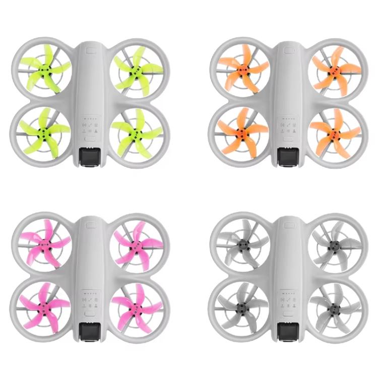 1pair For DJI Neo RCSTQ Drone 5 Blade Paddle Quick Release Replacement Blade(Pink) - DIY Propeller by RCSTQ | Online Shopping South Africa | PMC Jewellery | Buy Now Pay Later Mobicred