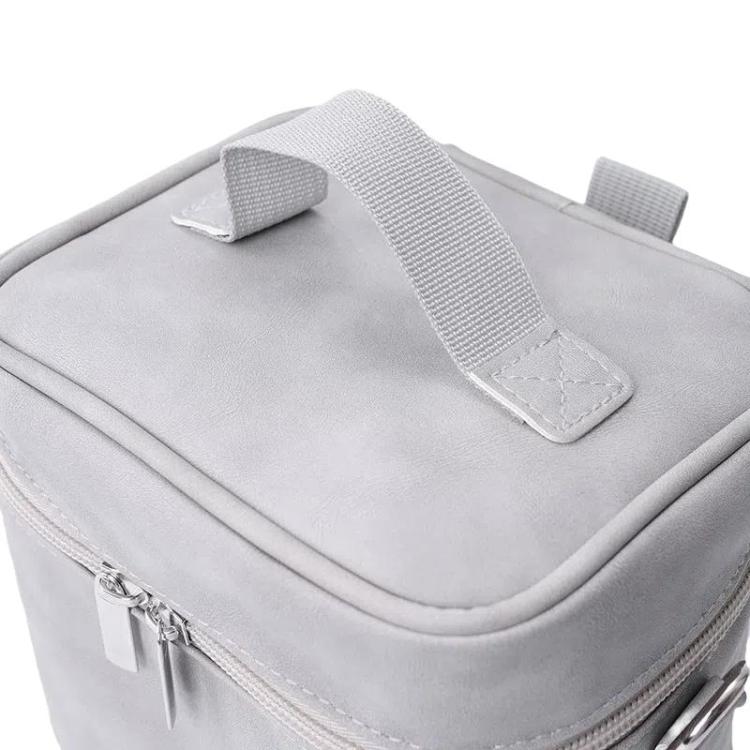 RCSTQ Drone Universal Storage Bag Inner Compartment Partitioned Tote Bag(Gray White)