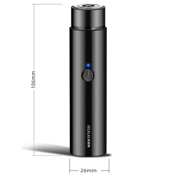 JILILAI 033 Electric Shaver Portable Mini Razor Car Electrical Shaver(Black)