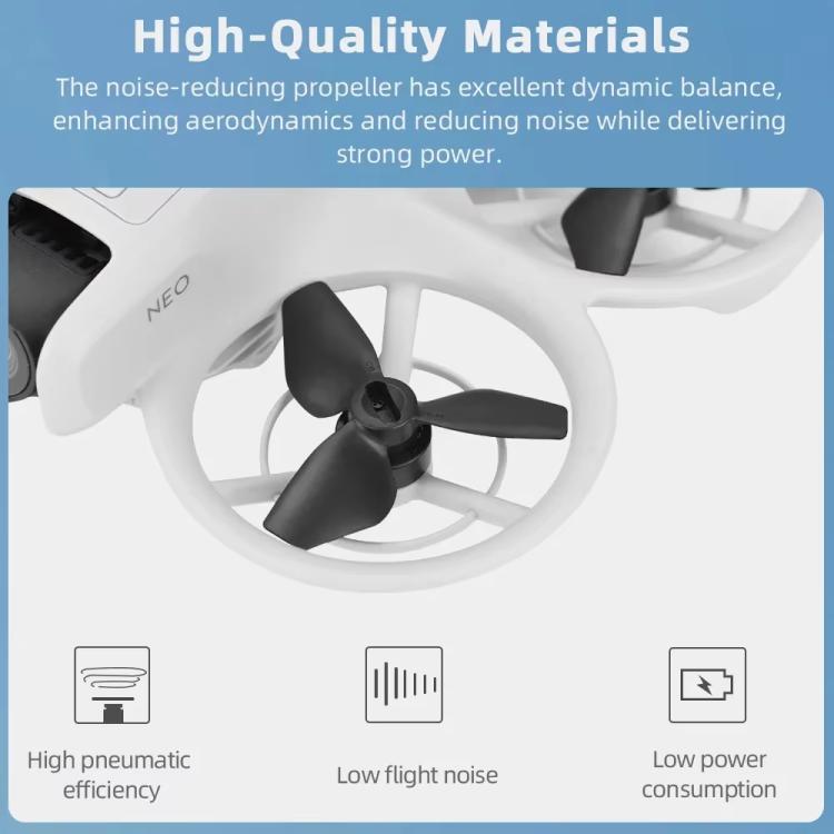 For DJI Neo BRDRC 2pairs Drone Propeller Wing Protection Accessories(Pink)