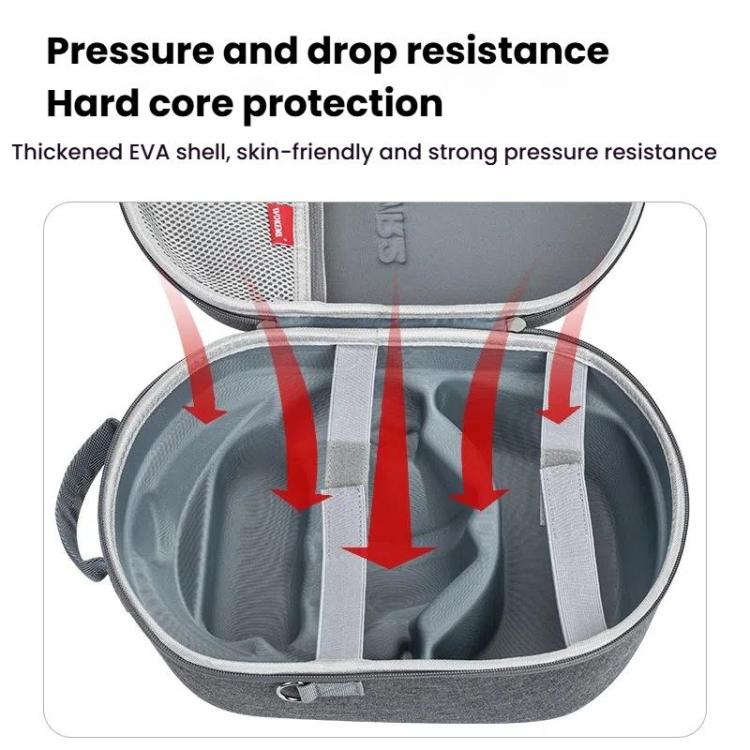 For PlayStation VR2 Portable Protective Storage Bag, Style: Handbag Dark Gray