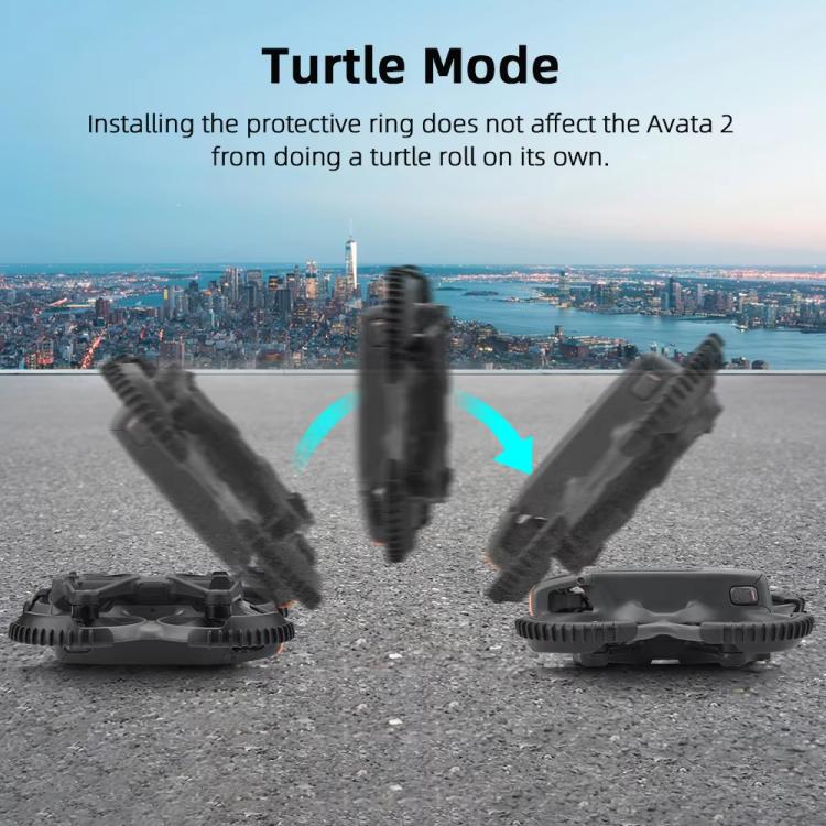 For DJI Avata 2 BRDRC 4pcs Paddle Protection Bumper Rings(Green)