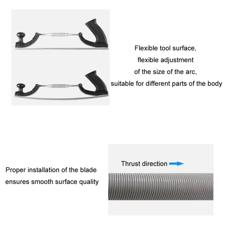 Body Sheet Metal Data Restoration Grinding File, Specifications: Tool Holder + Blade Cross Teeth