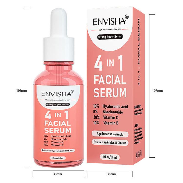 ENVISHA 30ml/ Bottle 4-in-1 Facial Serum Hydrating and Moisturizing Liquid Essence - free shipping - PMC Jewellery - Order now!