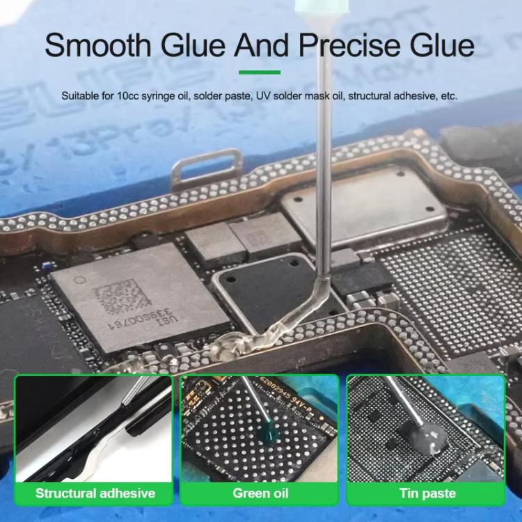 RELIFE RL-062A 10CC Manual Glue Tapper Cell Phone Repair Motherboard Soldering Oil Syringe Booster Tin Paste Syringe Pusher - free shipping - PMC Jewellery - Order now!