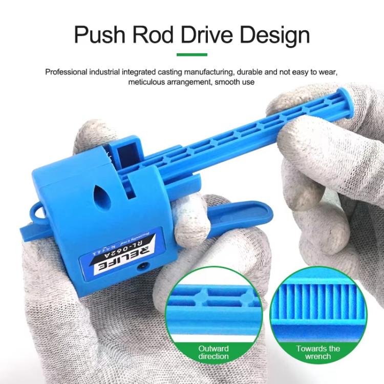 RELIFE RL-062B 30CC Manual Glue Tapper Cell Phone Repair Motherboard Soldering Oil Syringe Booster Tin Paste Syringe Pusher