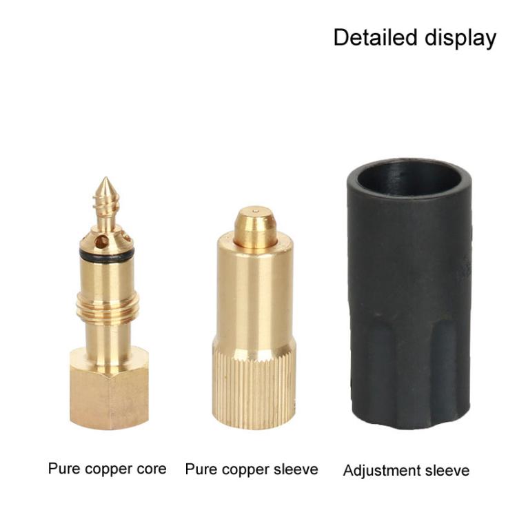 Universal High Pressure Spray Adjustable Nozzle Washer Cleaning Parts, Connector: 1/4 Quick Plug