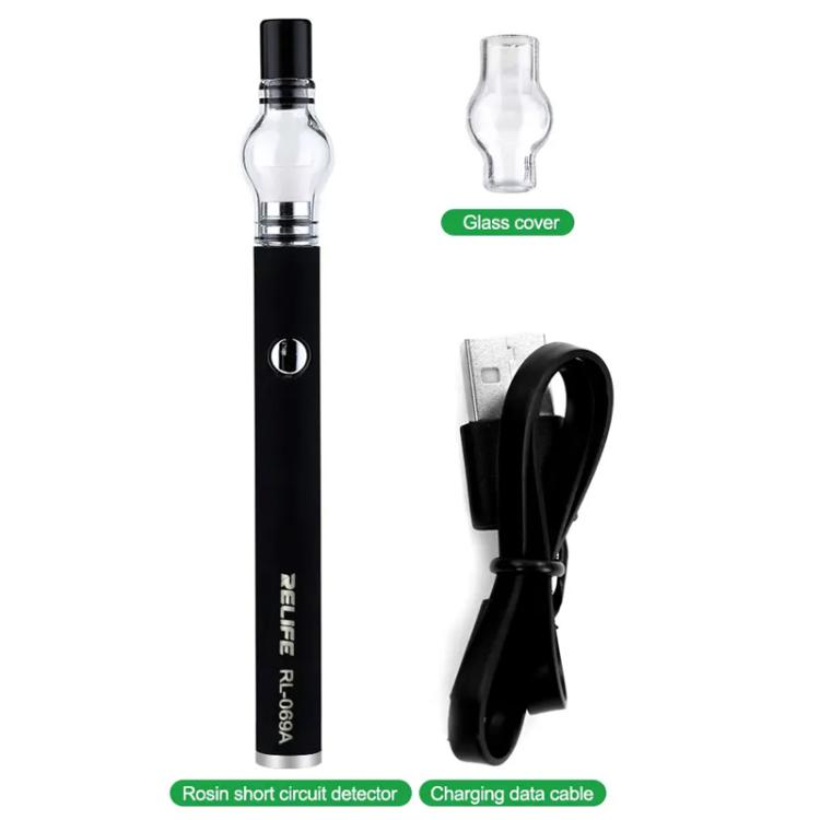 RELIFE Cell Phone Repair Rosin Fogging Pen Motherboard Short Circuit Detection No Soldering Iron Flux Fogging(Black)