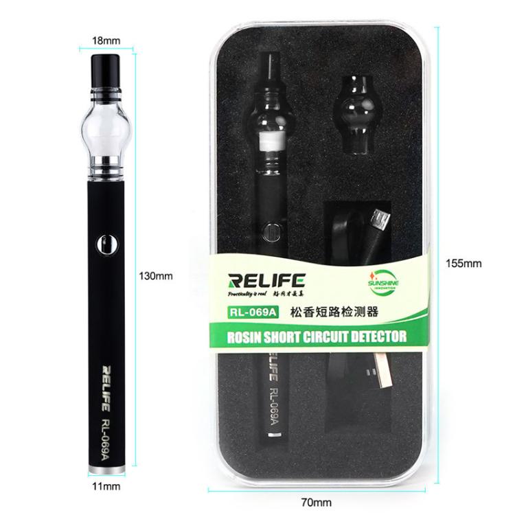 RELIFE Cell Phone Repair Rosin Fogging Pen Motherboard Short Circuit Detection No Soldering Iron Flux Fogging(Black) - free shipping - PMC Jewellery - Order now!
