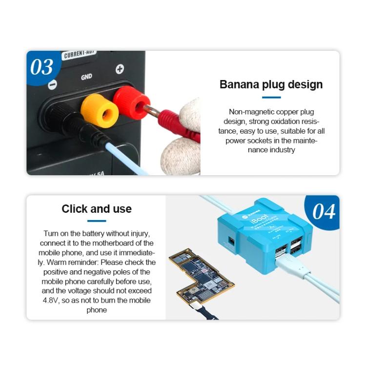 SUNSHINE iBoot A For iPhone Battery Power Supply Test Boot Cable Cell Phone Repair Boot Control Line - free shipping - PMC Jewellery - Order now!