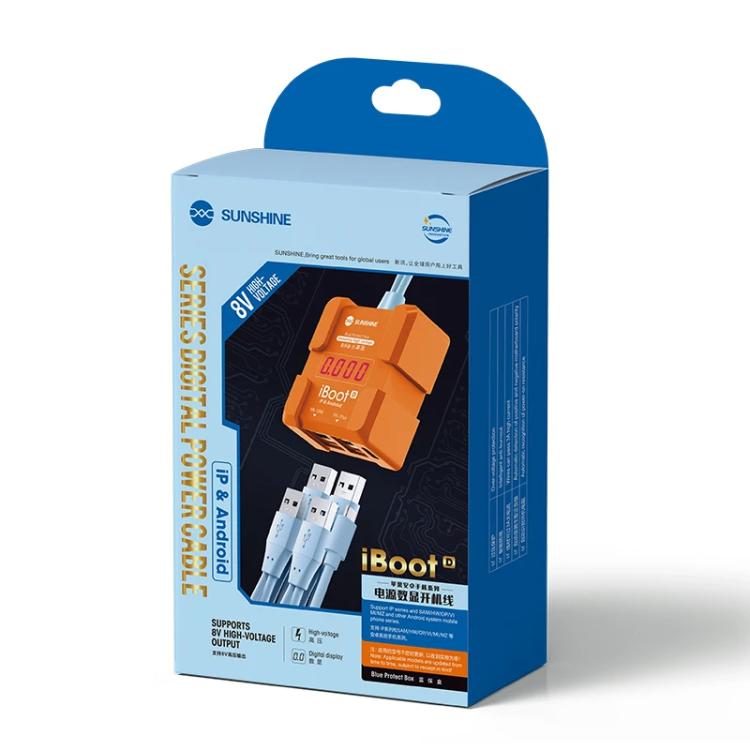SUNSHINE iBoot D For iPhone Android Power Cable Mobile Phone Repair Tool Battery Power Test Boot Cable - free shipping - PMC Jewellery - Order now!