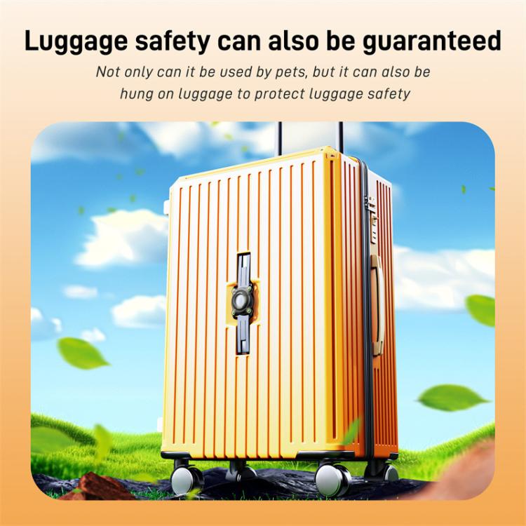 For AirTag Tracker Waterproof Protective Case Puppy Kitten Collar Metal Buckle Model Protective Cover(Black+White PC) - Other by PMC TechLife | Online Shopping South Africa | PMC TechLife | Buy Now Pay Later Mobicred