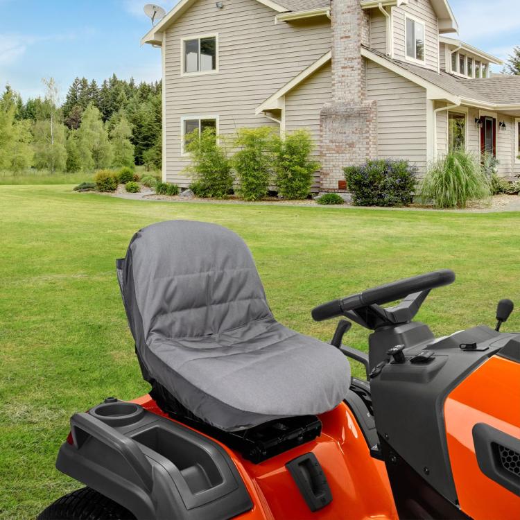 50x35x40cm Tractor Lawn Mower Oxford Cloth Seat Cover(Gray) - Seat Accessories by PMC TechLife | Online Shopping South Africa | PMC TechLife | Buy Now Pay Later Mobicred