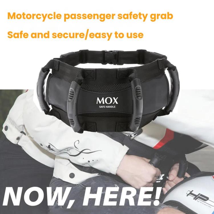 MOXPEER Motorcycle ATV Rear Passenger Safety Belt Handle