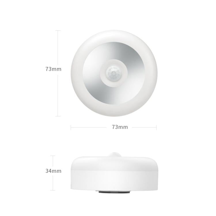 LED Motion Sensor Light With Hidden Hook Adhesive Pads and Magnet(Warm Light) - Sensor LED Lights by PMC Jewellery | Online Shopping South Africa | PMC Jewellery | Buy Now Pay Later Mobicred