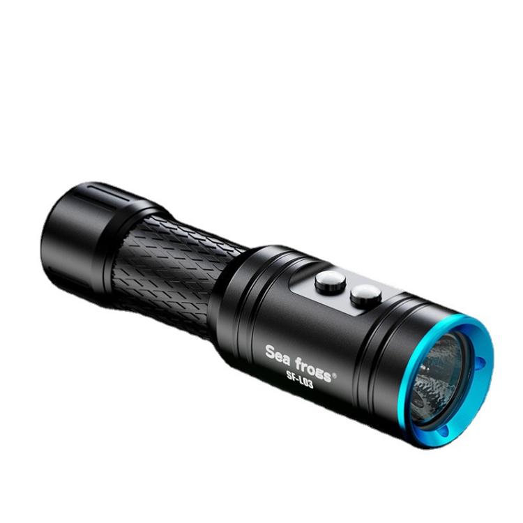 Sea Frogs SF-L03 100m/325FT IPX8 Underwater Video Light 1000 lm Diving Flashlight(Blue)