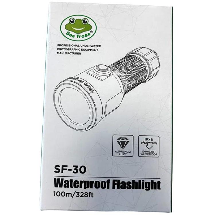 Sea Frogs SF-30 100m/325FT Underwater Video Light 3000 lm Diving Flashlight(Green) - free shipping - PMc TechLife - Order now!