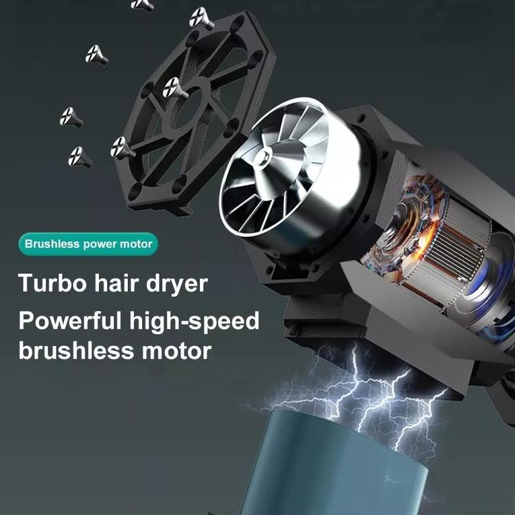 90000RPM 41m/s Mini Brushless Motor Turbo Jet Fan With Magnetic Suction Nozzle(Black) - Car washing supplies by PMC Jewellery | Online Shopping South Africa | PMC Jewellery | Buy Now Pay Later Mobicred