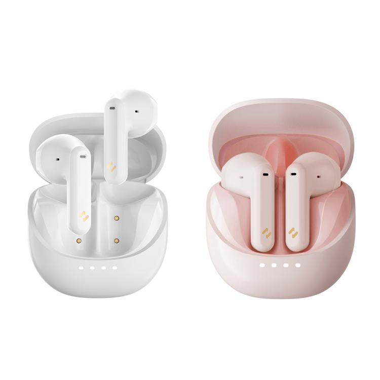 Havit E9 Semi-In-Ear ENC Noise Reduction Wireless Bluetooth Earphones, Color: Pink-Standard Edition - Bluetooth Earphone by Havit | Online Shopping South Africa | PMC Jewellery | Buy Now Pay Later Mobicred
