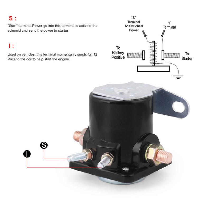 Heavy Duty Starter Solenoid Relay For Ford / Jeep / Lincoln / Mercury 1958-1991 SW-3 Parts(B6AZ-11450-A) - Relays by PMc TechLife | Online Shopping South Africa | PMc TechLife | Buy Now Pay Later Mobicred