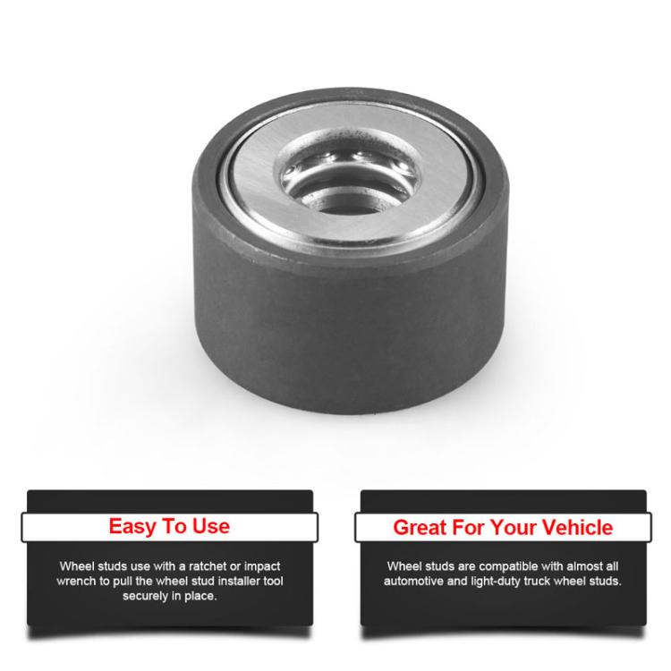 22800 Wheel Bolt Installer For Most Cars And Light Trucks, Style: Black With 3 Nuts - Wheels Tires & Parts by PMc TechLife | Online Shopping South Africa | PMc TechLife | Buy Now Pay Later Mobicred