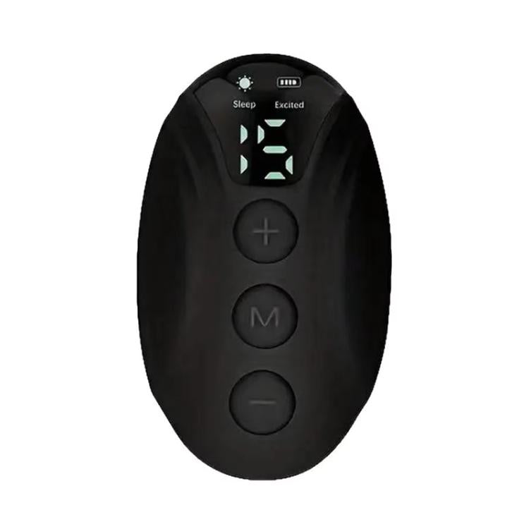 Smart Handheld Sleep Instrument Microcurrent Relief Insomnia Anxiety Therapy Portable Fast Sleeping Massager(Black)