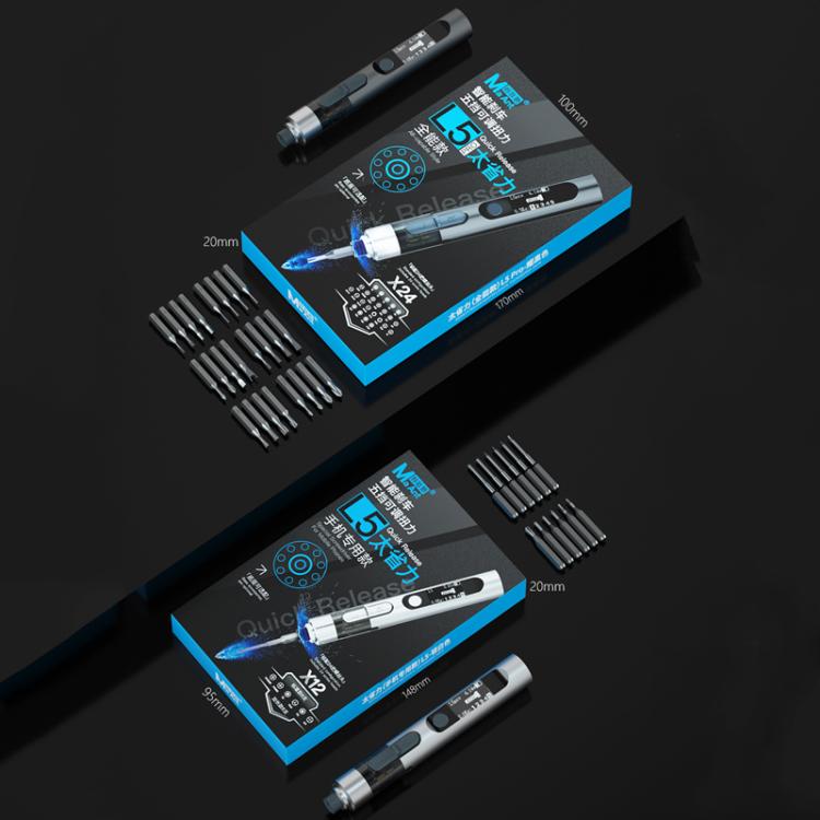 MaAnt L5Pro With 24 Batches Multi-Function Small Electric Screwdriver Set For Mobile Phone Repair - free shipping - PMC TechLife - Order now!