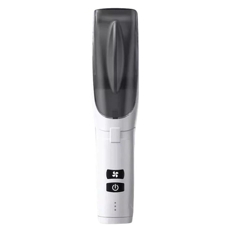 Hair-absorbing Hair Clipper Rechargeable Low Noise Hair Trimmer for Babies, Adults and Pets(White)
