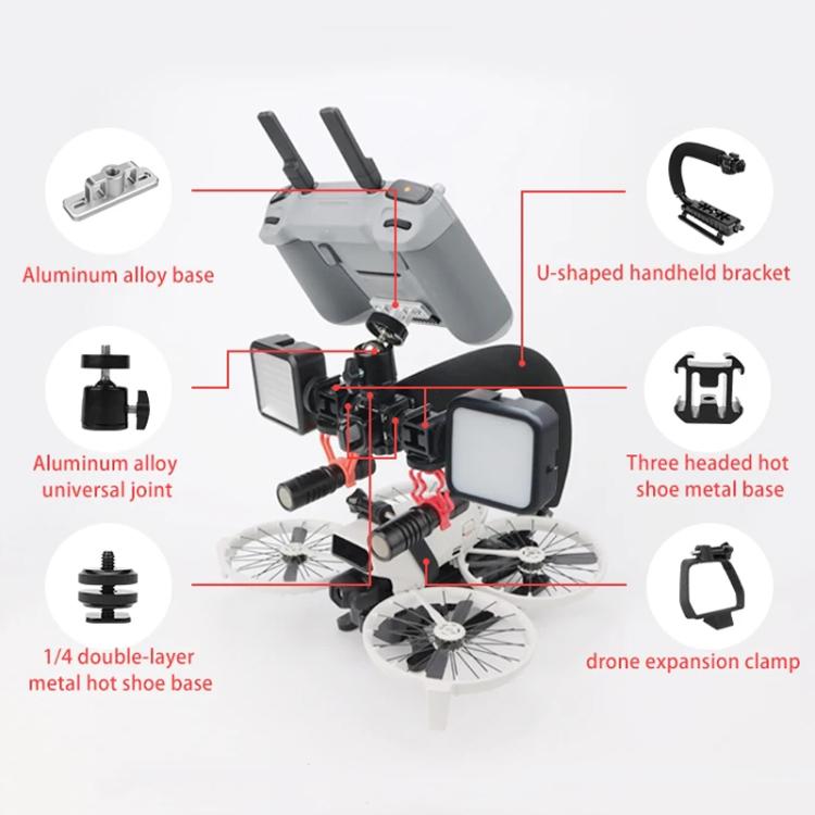 For DJI Air 2 / Air 2S CQT U-shape Handheld Stabilizer Kit For Cinematic Shots, Wedding Videography & Daily Vlogging - free shipping - PMC Jewellery - Order now!