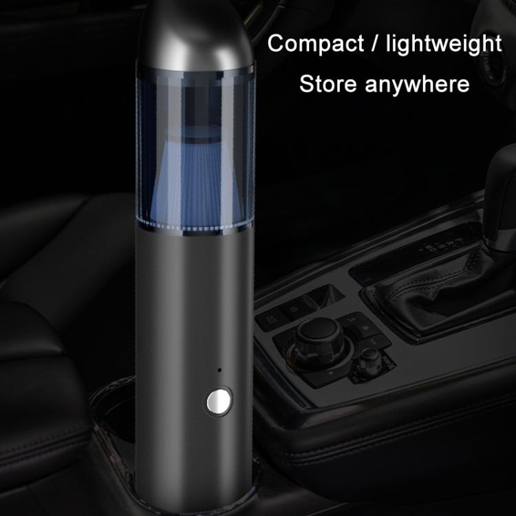 Portable Wireless Car Vacuum Cleaner Small Chargeable Handheld Wet / Dry Large Suction Household Vacuum Cleaner(White) - free shipping - PMC Jewellery - Order now!
