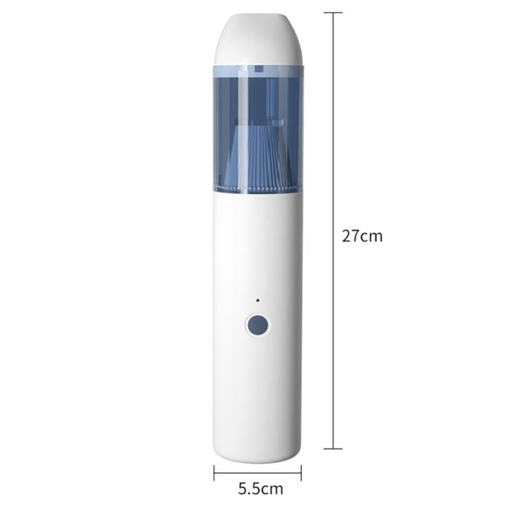 Portable Wireless Car Vacuum Cleaner Small Chargeable Handheld Wet / Dry Large Suction Household Vacuum Cleaner(White) - free shipping - PMC Jewellery - Order now!