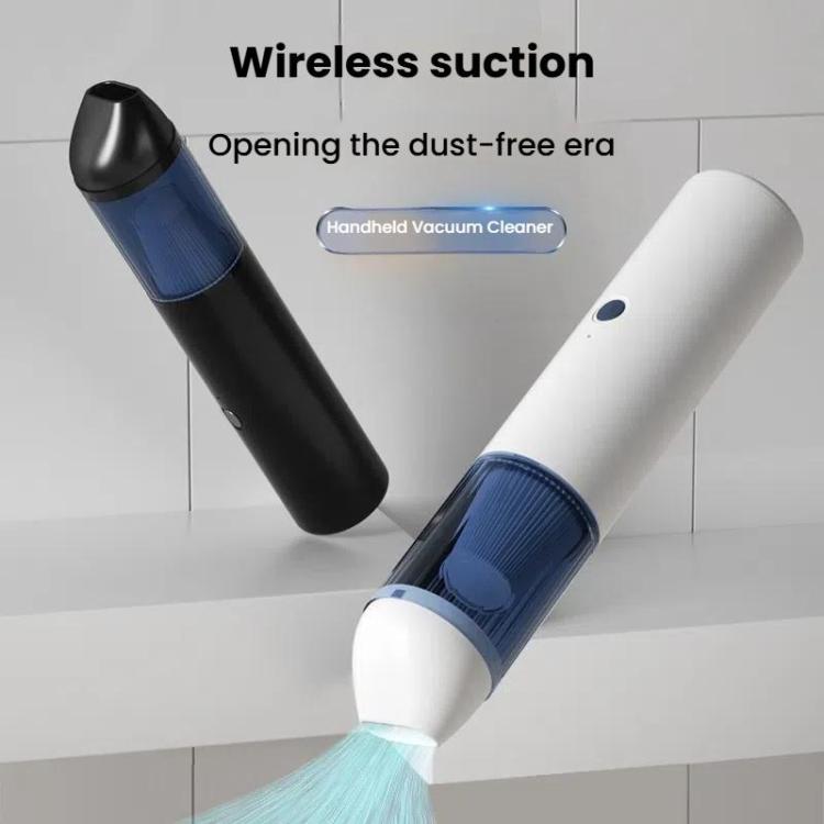 Portable Wireless Car Vacuum Cleaner Small Chargeable Handheld Wet / Dry Large Suction Household Vacuum Cleaner(White) - free shipping - PMC Jewellery - Order now!
