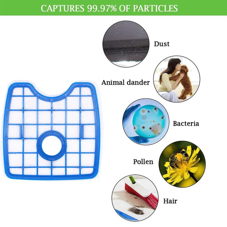 For Philips FC8710 8700 8705 8715 Robot Vacuum Cleaner Filter Replacement Parts