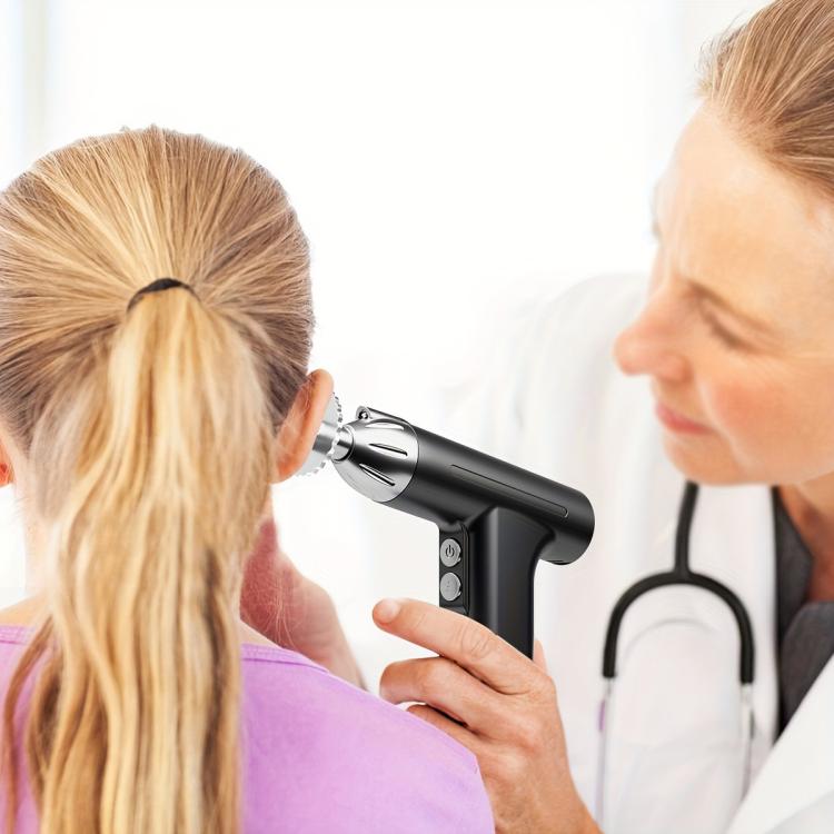 LED Light Low-noise and High-endurance Ear Cleaner Rechargeable Earwax Remover(Black) - free shipping - PMC TechLife - Order now!