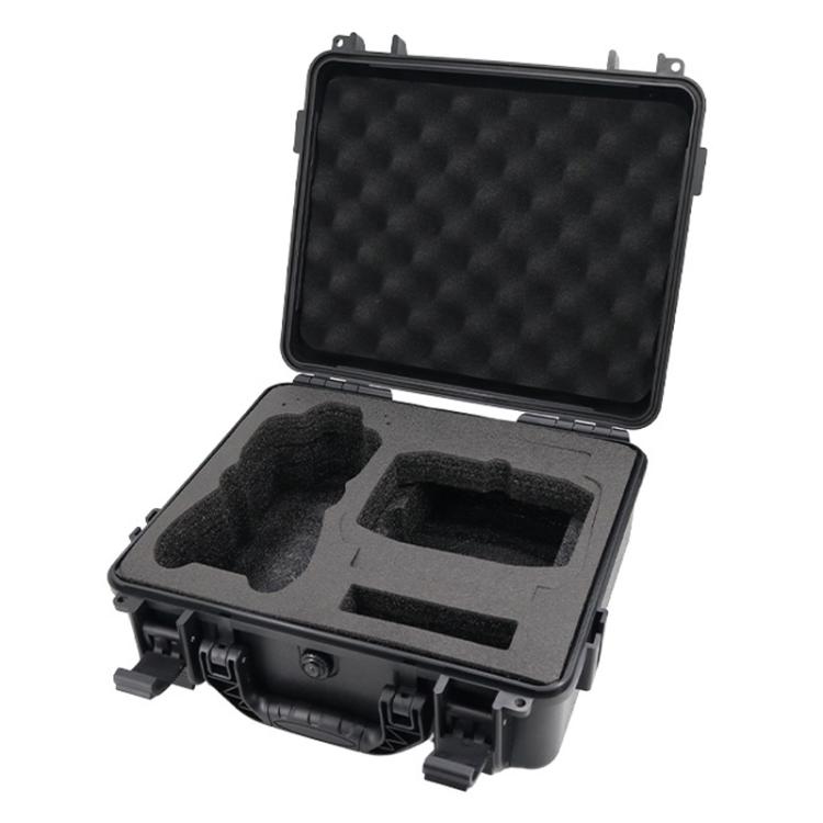 For DJI Air 3 Portable Water-resistant and Shockproof Drone Storage Box Safety Explosion-proof Box(Black)