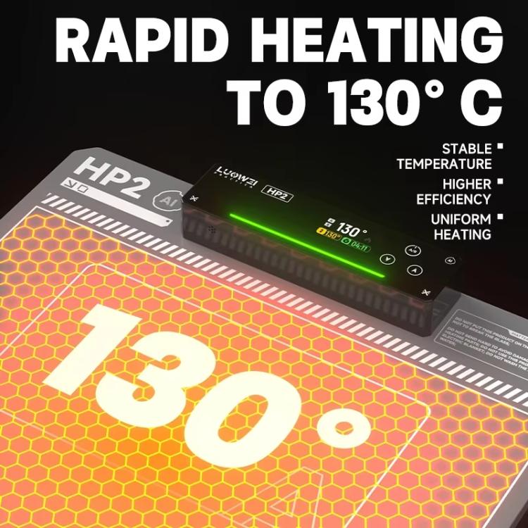 LUOWEI HP2 Screen Heating Table Constant Temperature Screen Removal Treasure Phone Tablet Screen Changing Removal Heating Separation EU Plug