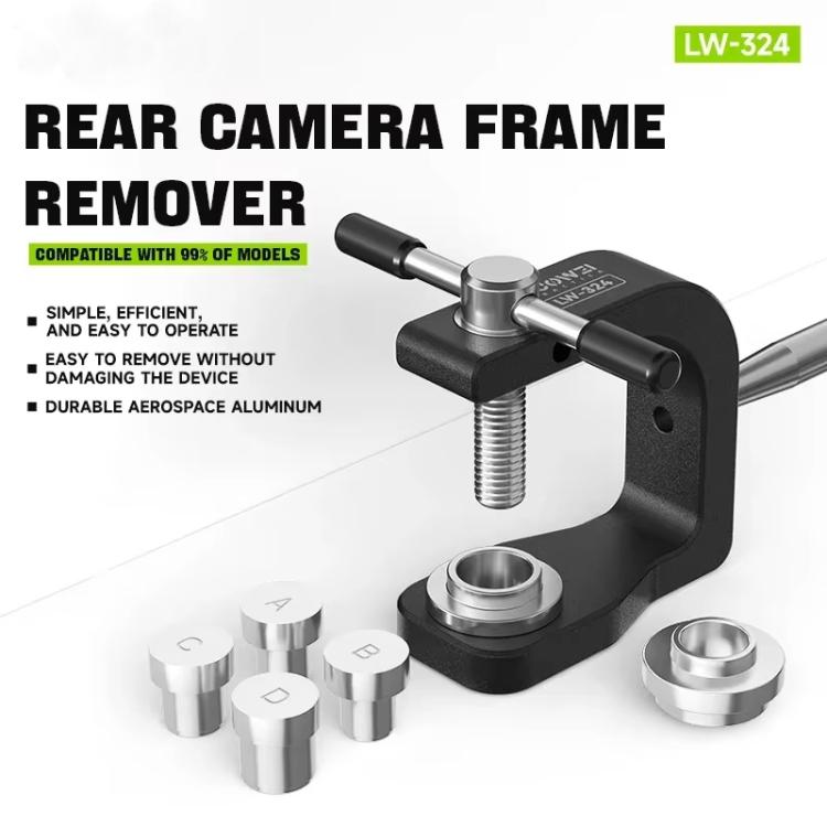 For iPhone Series LUOWEI LW-324 Camera Frame Remover Remove Cell Phone Rear Camera Without Grinding Damage - free shipping - PMC Jewellery - Order now!