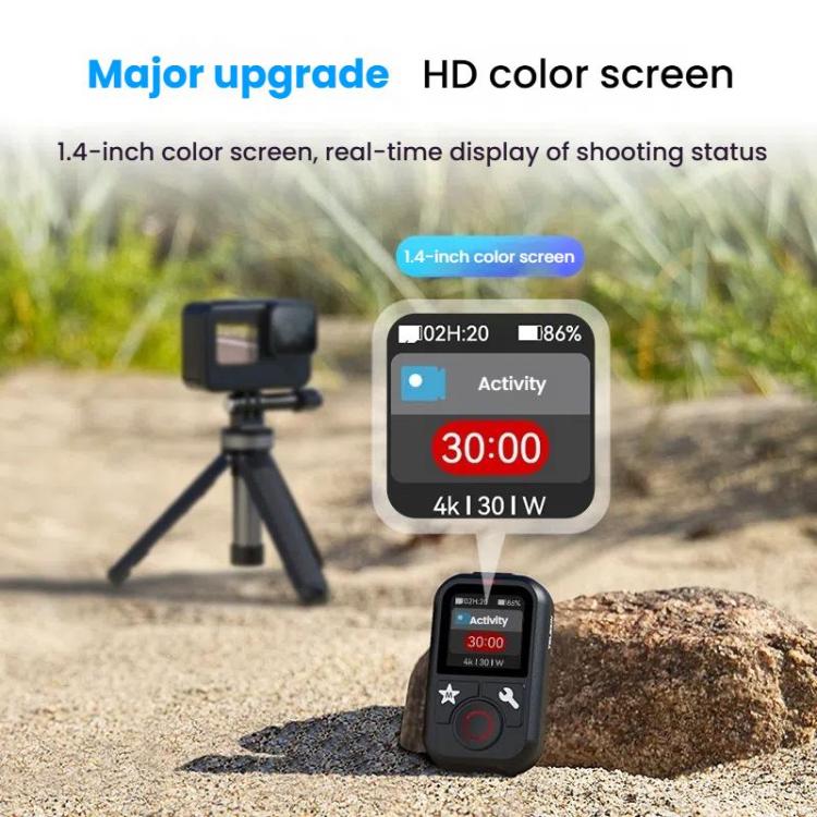 TELESIN T13 60m Sports Camera Wireless Bluetooth Remote Control For GoPro HERO13 Black /12 Black /11 Black /10 Black /9 Black /8 Black /Max(Black)