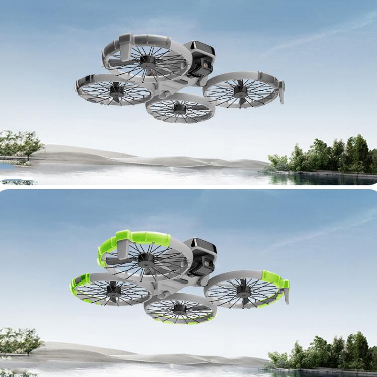 For DJI Flip RCSTQ Paddle Impact Protector Cushioning Anti-scratch and Anti-bump Ring(Gray)
