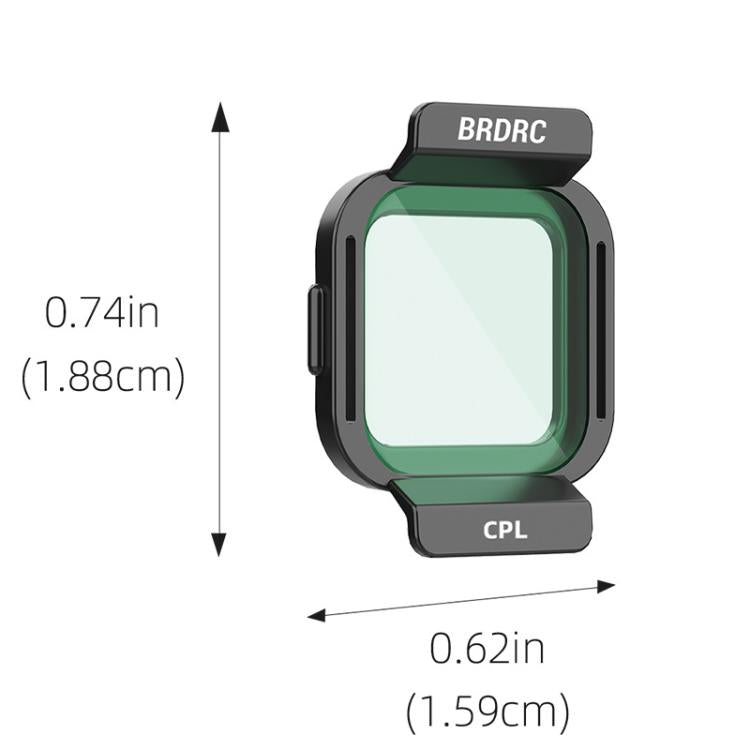 For DJI Flip BRDRC Lens Filters Protective Lens Accessories, Style: ND16