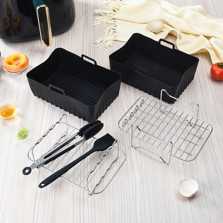 20 In 1 Air Fryer Accessories Set Airfryer Mold Liner Reusable Oven Grill Baking Rack
