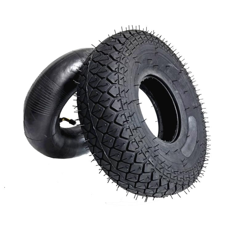 4.00-5 Electrical Bike 12inch Elderly Scooter Pneumatic Tire Accessories, Style: Inner And Outer Tire