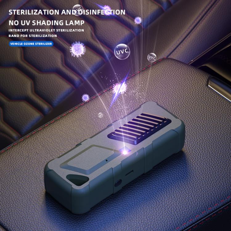 Car Air UVC Deodorizer USB Charging Ozone Purifier(Khaki) - free shipping - PMC Jewellery - Order now!