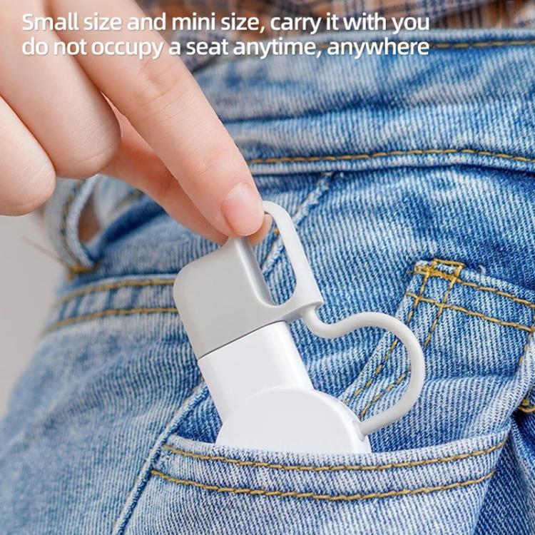 For Apple Watch 1/2/3/4/5/6/7/8/9/10/SE Magnetic Wireless Charger Mini Portable Smart Charger(White) - Charger / Holder by PMC TechLife | Online Shopping South Africa | PMC TechLife | Buy Now Pay Later Mobicred