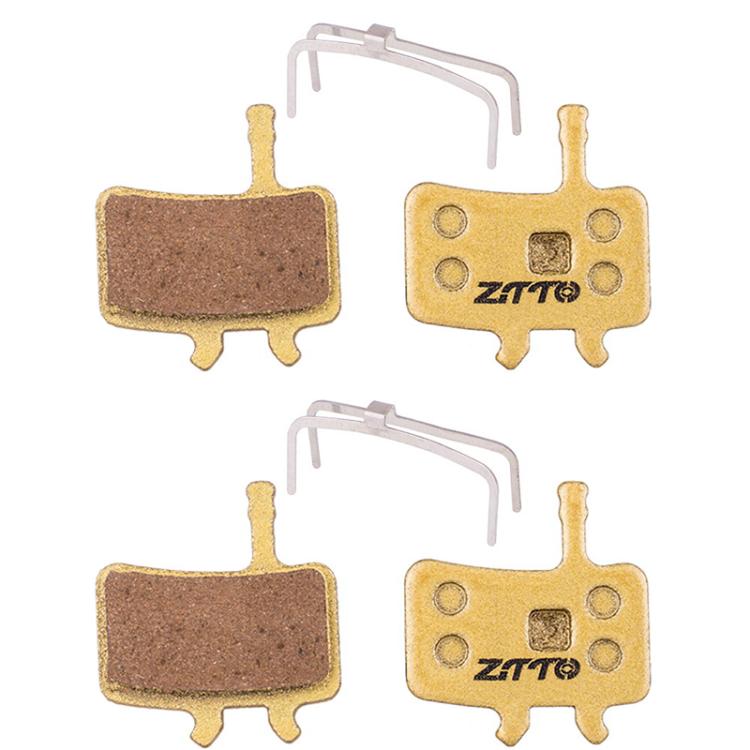 2pairs ZTTO Mountain Bike Full Metal Copper Base Lining Oil Disc Block Brake Pad, Model: MJ-02A
