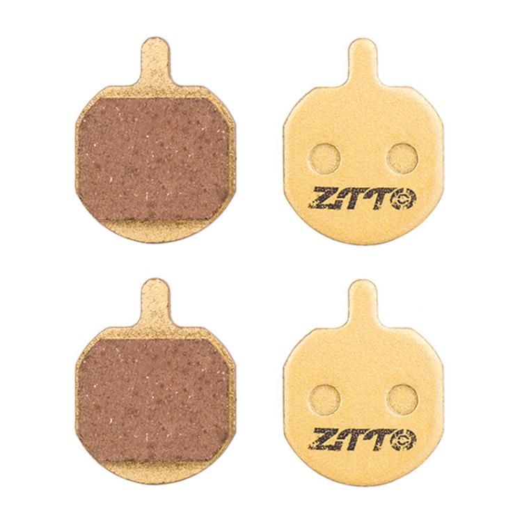 2pairs ZTTO Mountain Bike Full Metal Copper Base Lining Oil Disc Block Brake Pad, Model: MJ-04B