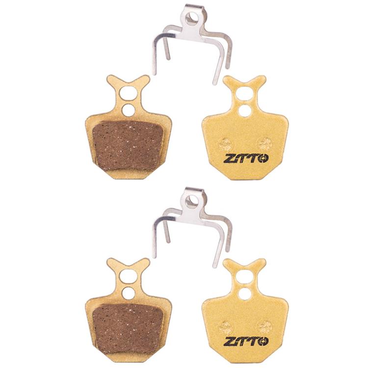 2pairs ZTTO Mountain Bike Full Metal Copper Base Lining Oil Disc Block Brake Pad, Model: MJ-05B